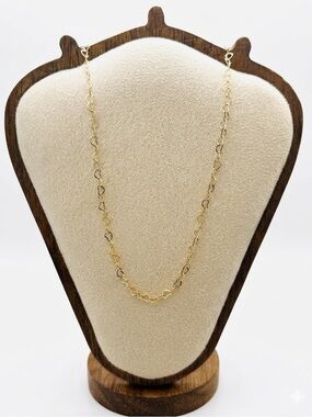 14K Gold Filled Hearts Necklace - 18"
